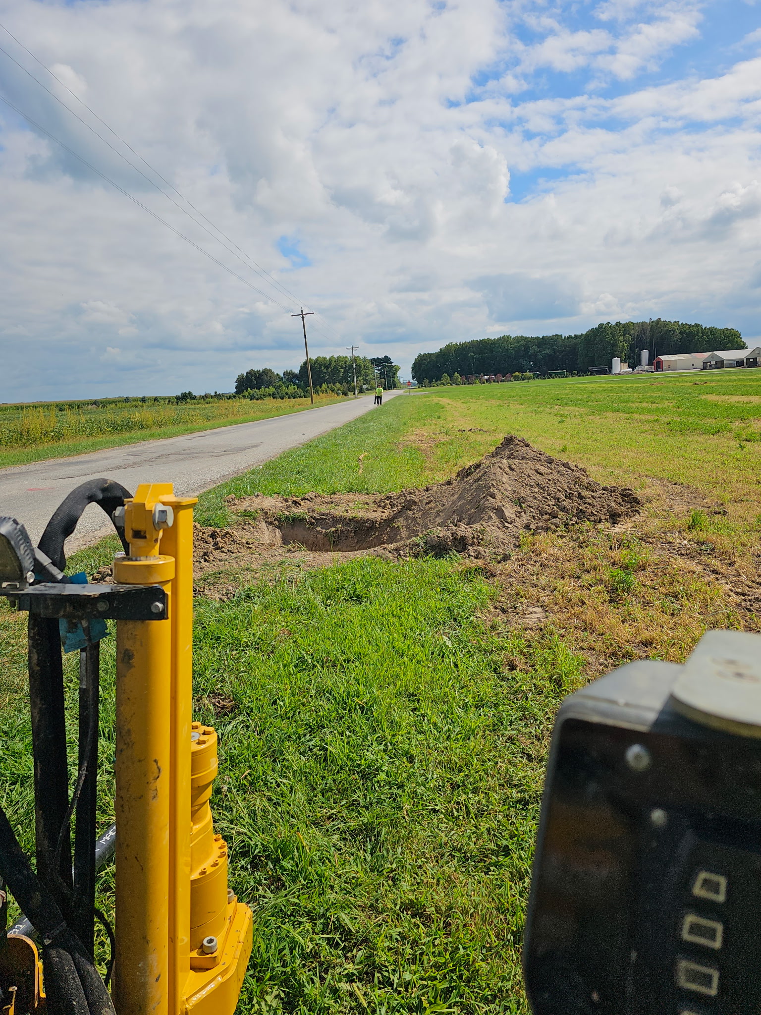 Rural Indiana bore setup
